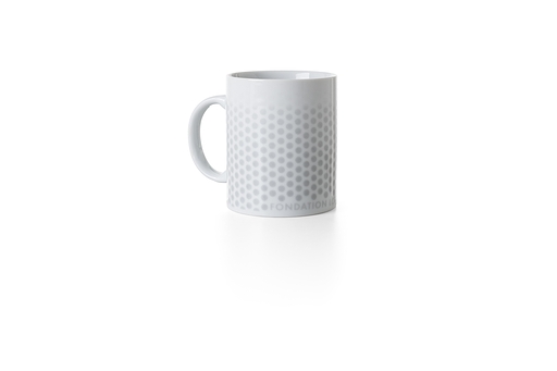 Grey porcelain mug