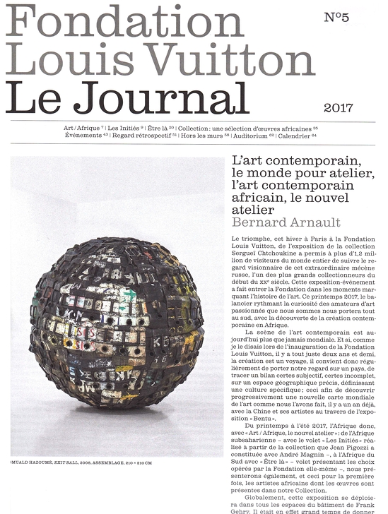 Fondation Louis Vuitton. Le Journal N°5